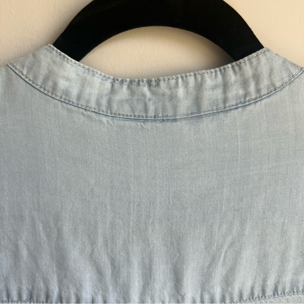 Alya Light Blue High Low Dress - Size Large - Picture 8 of 11